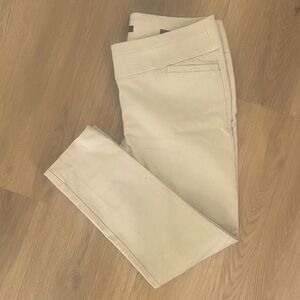 Loft tan crop pants